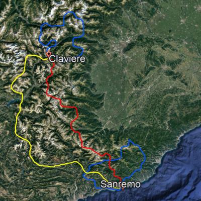 Mappa Enduring Delle Alpi